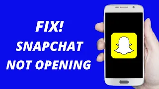 How to Fix Snapchat Crashes ! (Snapchat Not Opening) 2021 Android & IOS