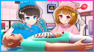 ちろぴのが手術するゲームが面白すぎた🤣ｗｗ【 surgeon simulator2 】