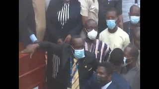 Fight Breaks Out Between Lawmakers in Ghana's Parliament