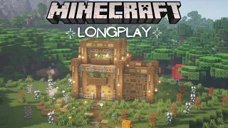 Minecraft Peaceful Longplay - Relaxing Adventure, Building an Easy Modern House (No Commentary) 1.17