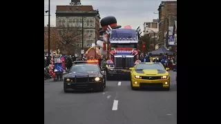 Optimus Prime truck leads as Grand Marshal for 2017 Santa Parade