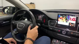 Audi A8 D4 - большой монитор + современная мультимедиа