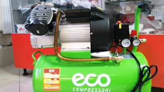 Компрессор ECO AE-502-3. Время накачки