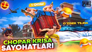 😂YANGI PUBG MOBILE PRIKOL / CHOPAR KRISA 1-QISM / O'ZBEK TILIDA