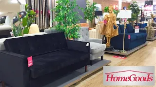 HOMEGOODS FURNITURE SOFAS COUCHES ARMCHAIRS HOME DECOR SHOP WITH ME SHOPPING STORE WALK THROUGH