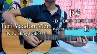 Teri Yaadon Mein | The Killer | Easy Guitar Chords Lesson+Cover, Strumming Pattern, Progressions...