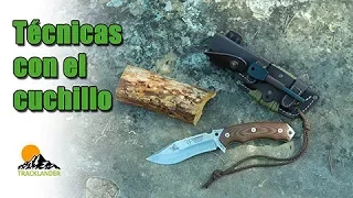 Técnicas básicas con un cuchillo de supervivencia