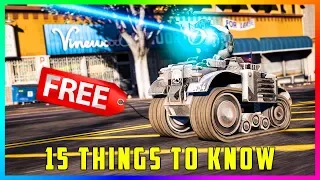 15 Things You NEED To Know Before You Get The FREE Invade & Persuade Tank In GTA 5 Online! (GTA 5)