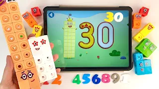 Learn To Count 1-10 with Numberblocks Activity - Preschool Toddler Learning Kids Toy Video #numbers