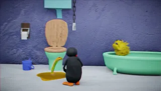 pingu pees on the floor