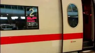 [HD] German ICE Train at the Frankfurt Flughafen ( Frankfurt Airport ) Station