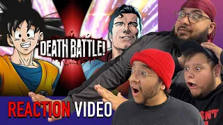 Goku VS Superman (Dragon Ball VS DC Comics) | DEATH BATTLE! REACTION