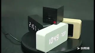 Топ товары. Электронные часы деревянный куб VST-869 (Бежевый)