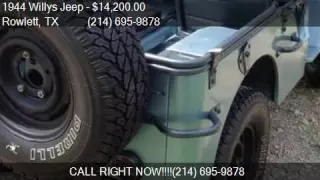 1944 Willys Jeep MB (Ford Built GPW) for sale in Rowlett, TX