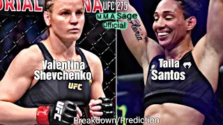 UFC 275: Valentina Shevchenko vs Taila Santos | Breakdown/Prediction