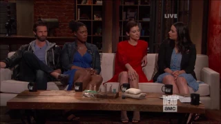 Talking Dead - Lauren Cohan on not having Steven Yeun on set