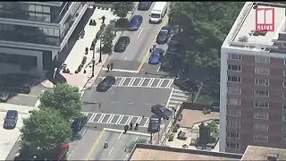 Officer shot during ambush in Midtown Atlanta | Live Coverage