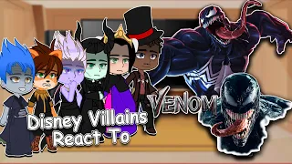 Disney Villains React to Venom | Gacha Club | Full Video