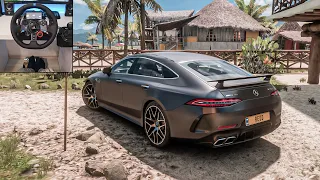 Mercedes AMG GT63S 4-Door Coupe 2018 - Forza Horizon 5 Logitech G29 Gameplay