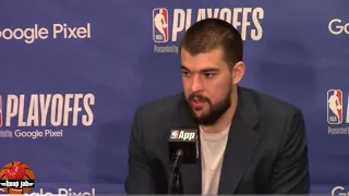 Zubac Reacts To The Clippers 123-93 Game 5 Loss To The Mavericks. HoopJab NBA