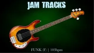 Funk Bass Backing Track (F) | 103 Bpm - MegaBackingTracks