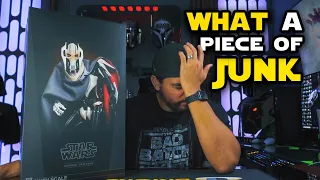 My Sideshow Star Wars General Grievous Sixth Scale Figure BROKE!