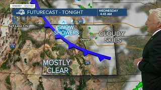 Scattered showers, gusty winds and cooler Wednesday