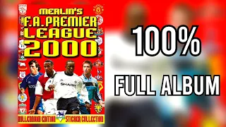 Merlin's Full Sticker Album FA Premier League 1999-2000 100% COMPLETE, LLENO, COMPLETO, ЗАПОЛНЕННЫЙ