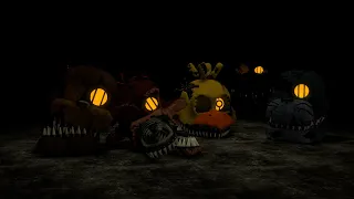 [FNAF C4D SPEED ART] Good and Bad End FNAF 4 Version (IMAGE)