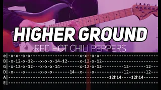 RHCP - Higher ground (Guitar lesson with TAB)