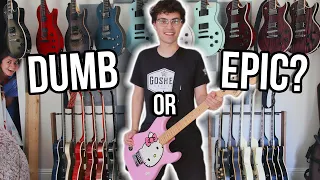 The DUMBEST Epic Guitar Collection on YouTube! || Agufish Studio Tour 2022