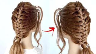 3 STRAND WRAP-AROUND FRENCH BRAID by Another Braid