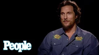 Matthew McConaughey Gained Weight & Shaved His Head For 'Gold' | People NOW | People