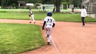 Sliding into 2nd base — ⚾️ Baseball Alpine Little League