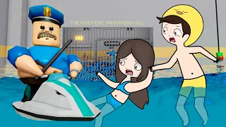 Escapa de la PRISIÓN de BARRY BAJO EL AGUA en ROBLOX!!