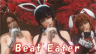 【MMD】DOA 『Beat Eater』女天狗(nyotengu) かすみ(kasumi) 不知火舞(mai shiranui)  Bunny Girl Version sdPBR HD60fps