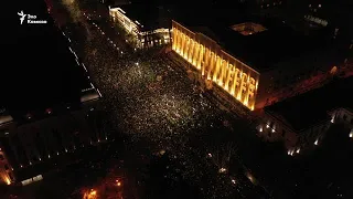 «Нет российскому закону!» – акция в Тбилиси