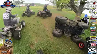 AXC Arkansas ATV XC Racing - Humming Pines Rd2 2024 - Sean Stratton YFZ450R GoPro Visor Cam