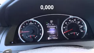 Toyota Camry 2.5L (2015) acceleration 0-100 km/h (0-60 mph)