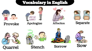 Daily use english Vocabulary | Words meaning | Vocabulary with sentences