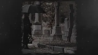 JVKE 'golden hour' but it's raining and you're standing in front of their grave...