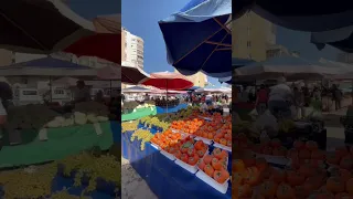Local Market (Cuma Pazarı) in Antalya, Turkey #citywalk #walk #bazaar