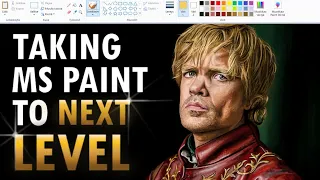 Is This the Most Realistic MS Paint Art Ever? | Tyrion from Game of Thrones Painting Time-lapse