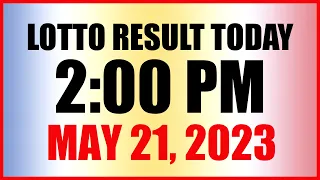 Lotto Result Today 2pm May 21, 2023 Swertres Ez2 Pcso