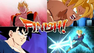 DBFZ - All Dramatic Finishes And Special Intros | Anime Outfit Accurate(English Audio)