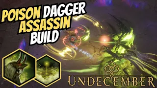 Undecember | Poison Dagger Assassin Build [Deadly Poison Claw & Poison Cloud]