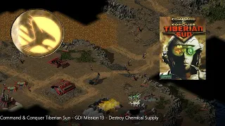 C&C: Tiberian Sun - GDI Mission 13: Destroy Chemical Supply - Hard Difficulty - 4K