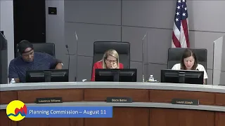 Planning Commission Meeting - August 9, 2022