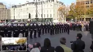 Royal Marines presented with Freedom Of Glasgow - The Ceremony in George Square