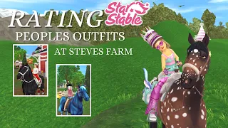 RATING PEOPLES OUTFIT AT STEVES FARM IN SSO!